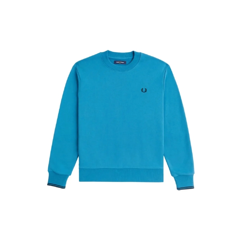 Fred Perry  Crew-Neck Sweatshirt Blue