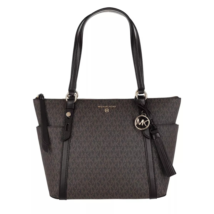 Michael kors brown white black bag hot sale