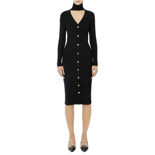 Elisabetta Franchi Midi-Kleider Dresses Black schwarz