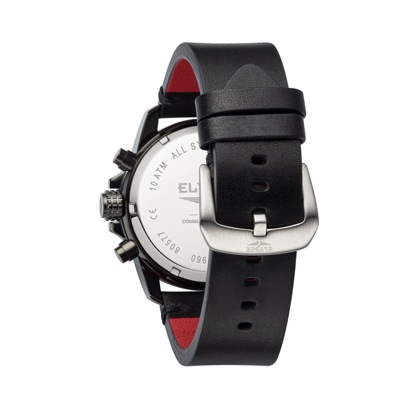 Elysee Automatikuhr ZIROS CHRONO schwarz(Image 3)