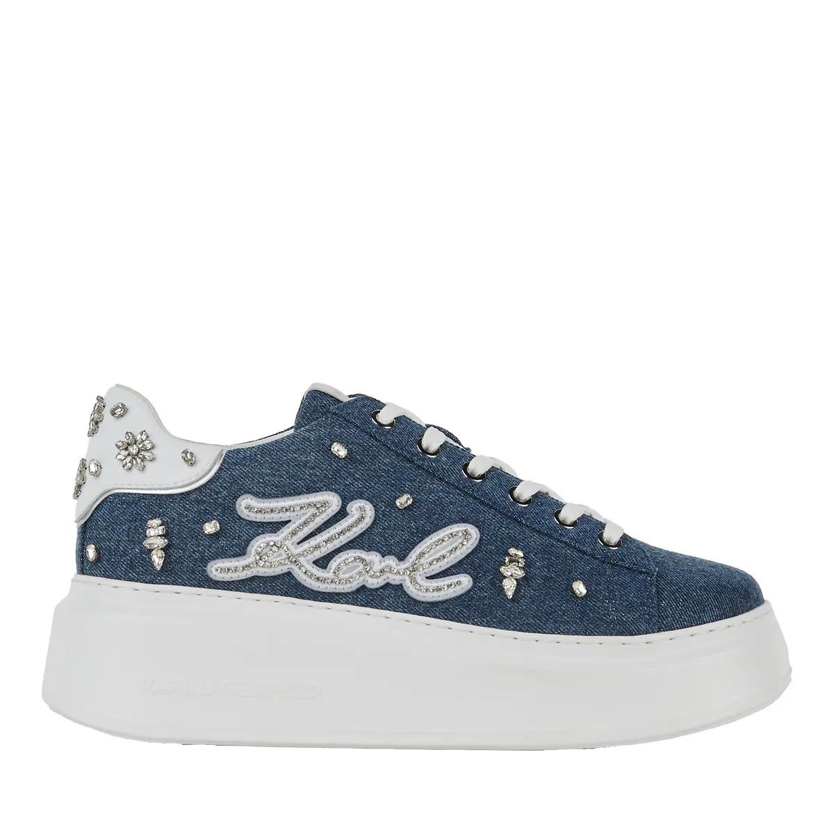 Thumbnail - Karl Lagerfeld Low-Top Sneaker - ANAKAPRI SNEAKER MIT FLORASTONE-AUFNÄHER - Gr. 41 (EU) - in Blau - für Damen