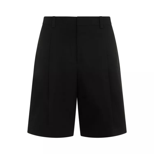 Jil Sander Black Cotton Trouser 105 Shorts Black 