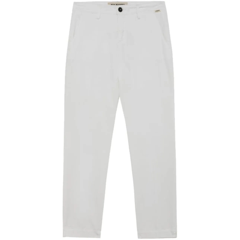 ROY ROGER'S  Trousers Blanc De Blanc mehrfarbig