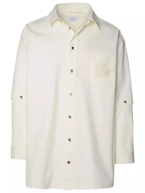 Off-White - White Cotton Shirt - Größe S - white