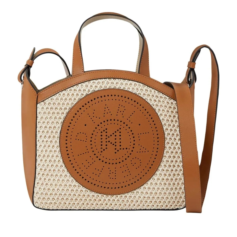 Karl Lagerfeld Shopper SMALL K/CIRCLE RAFFIA MESH Handtasche braun