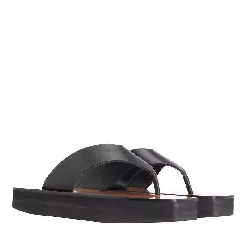 ATP Atelier Flip Flops Melitto Black Vacchetta Black