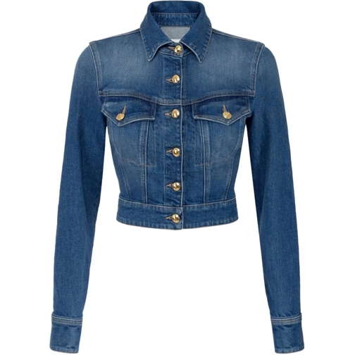 Elisabetta Franchi Übergangsjacke Coats Blue Vintage blau