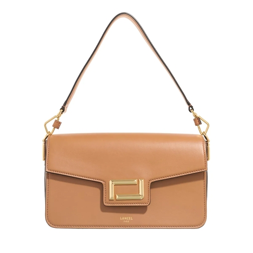 Lancel Crossbody Bag Sac Rabat M Camel