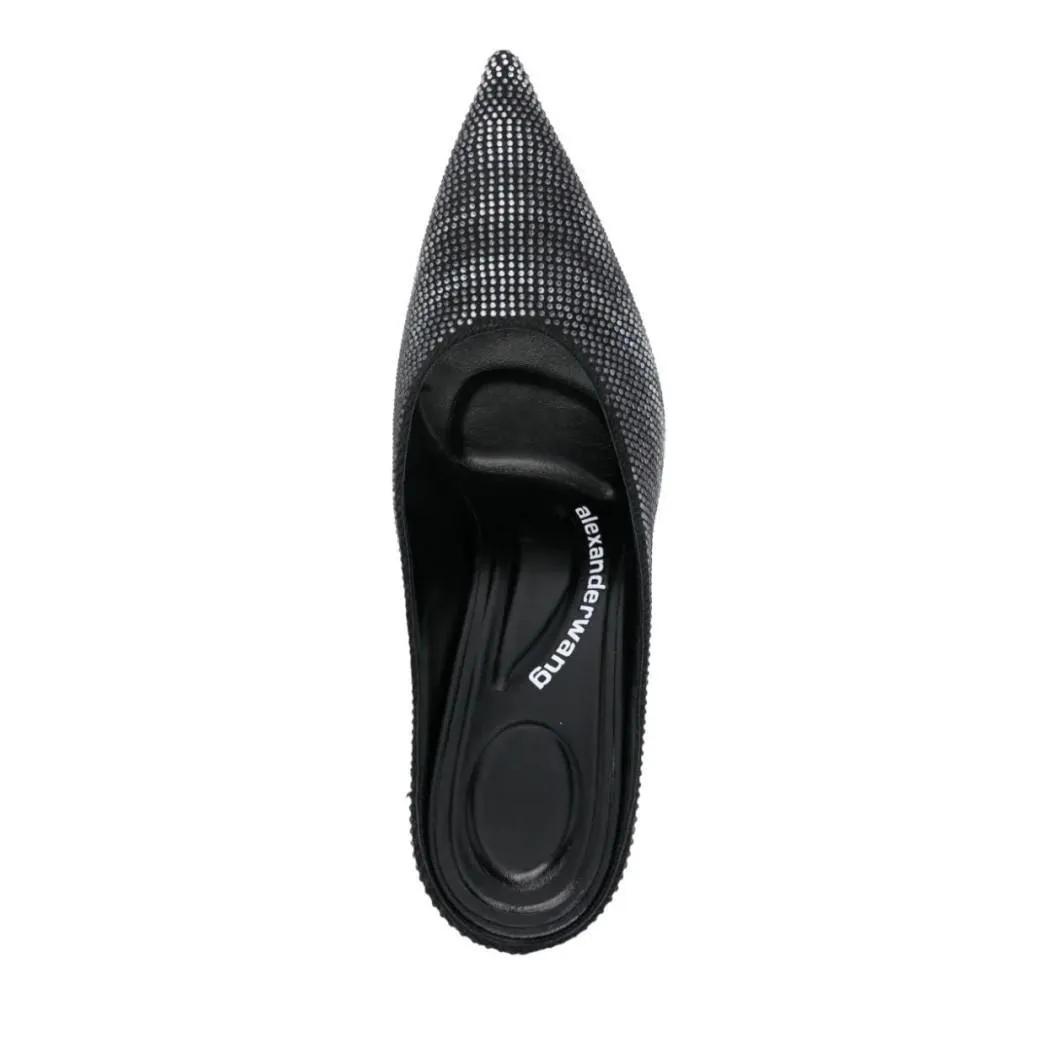 Thumbnail - Alexander Wang Slipper & Pantoletten - 90Mm Irina Mules - Gr. 38,5 (EU) - in Grau - für Damen