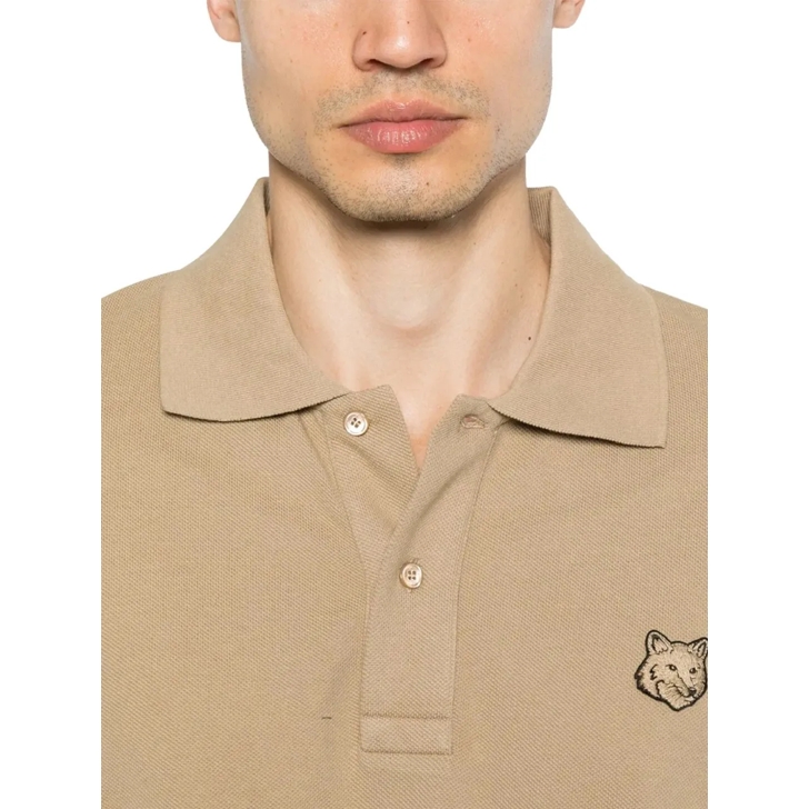 【Maison Kitsune】 Bold Fox Head Patch Comfort Polo BOLD FOX HEAD PATCH COMFORT POLO | Maison Kitsuné