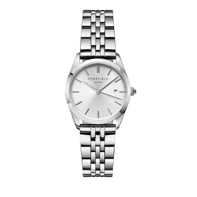 Rosefield Quarzuhr Damenuhr Ace XS Sport silber