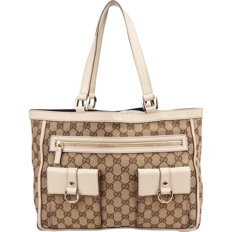 Gucci Tote Gucci GG Monogram Abbey Handbag braun