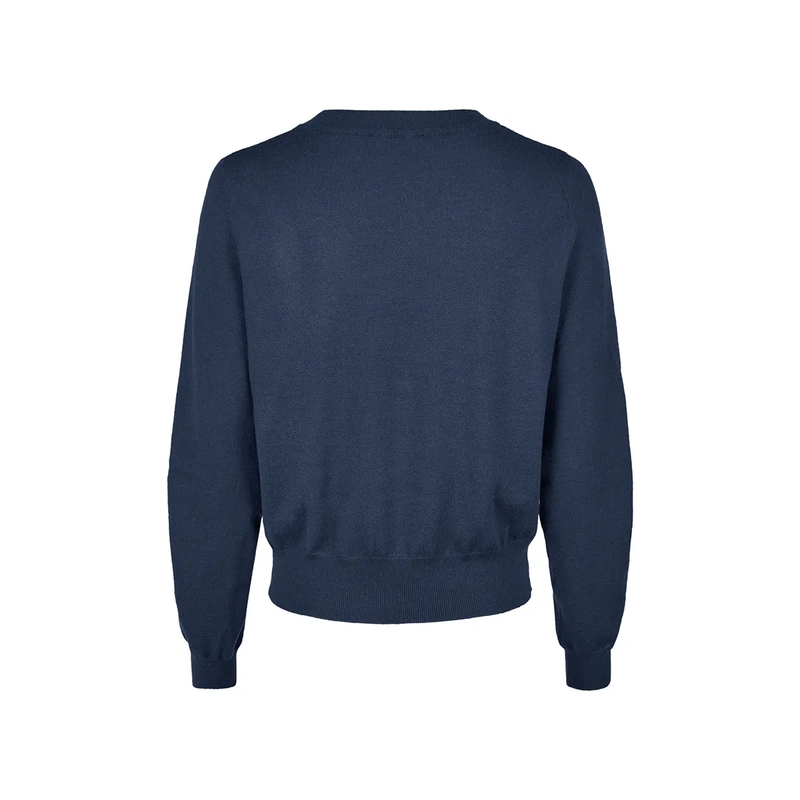 Marc Aurel  Pullover- Faltendetail am Ärmel- Rippen-Abschlü blau(Image 5)