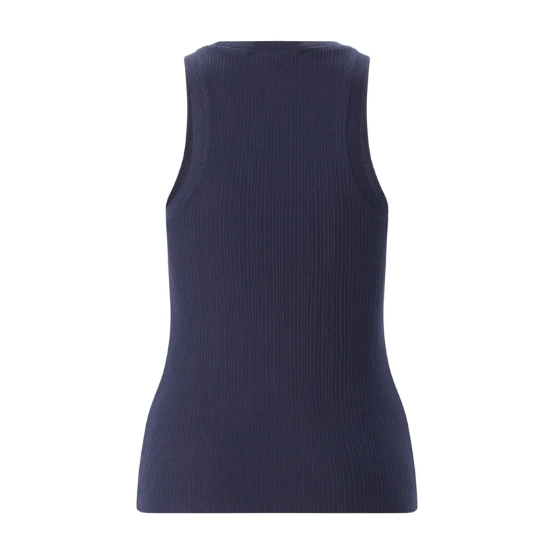 Victoria Beckham Top Geripptes Top weiß(Image 3)