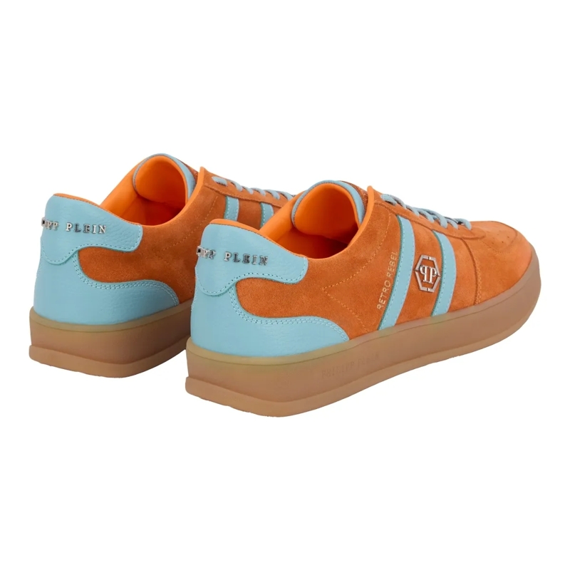 Philipp Plein Low-Top-Sneaker Low-Top Sneakers Retro Rebel orange(Image 3)