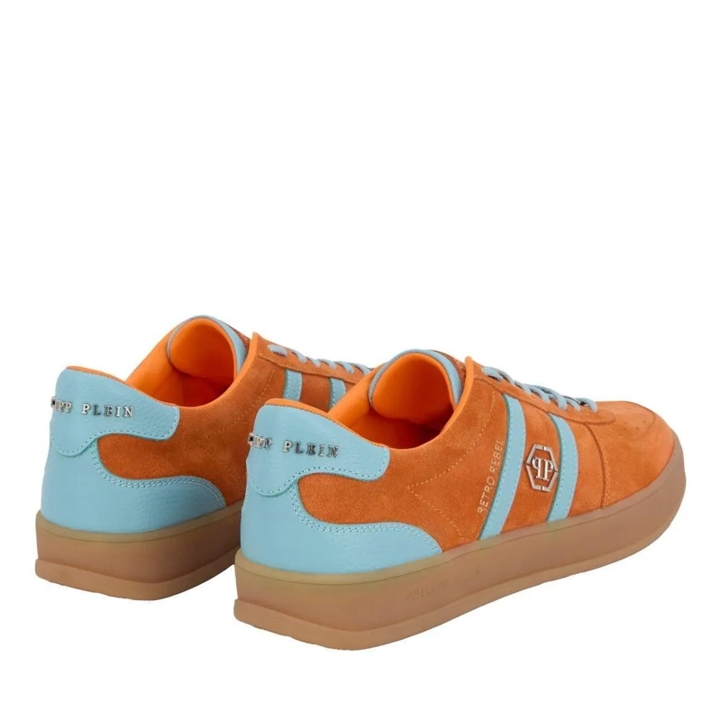 Philipp Plein Low-Top-Sneaker Low-Top Sneakers Retro Rebel orange(Image 2)