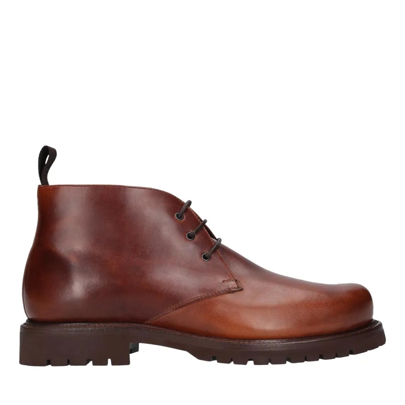 Henry Stevens Schnürstiefel George Boots Harry GB mittel-braun