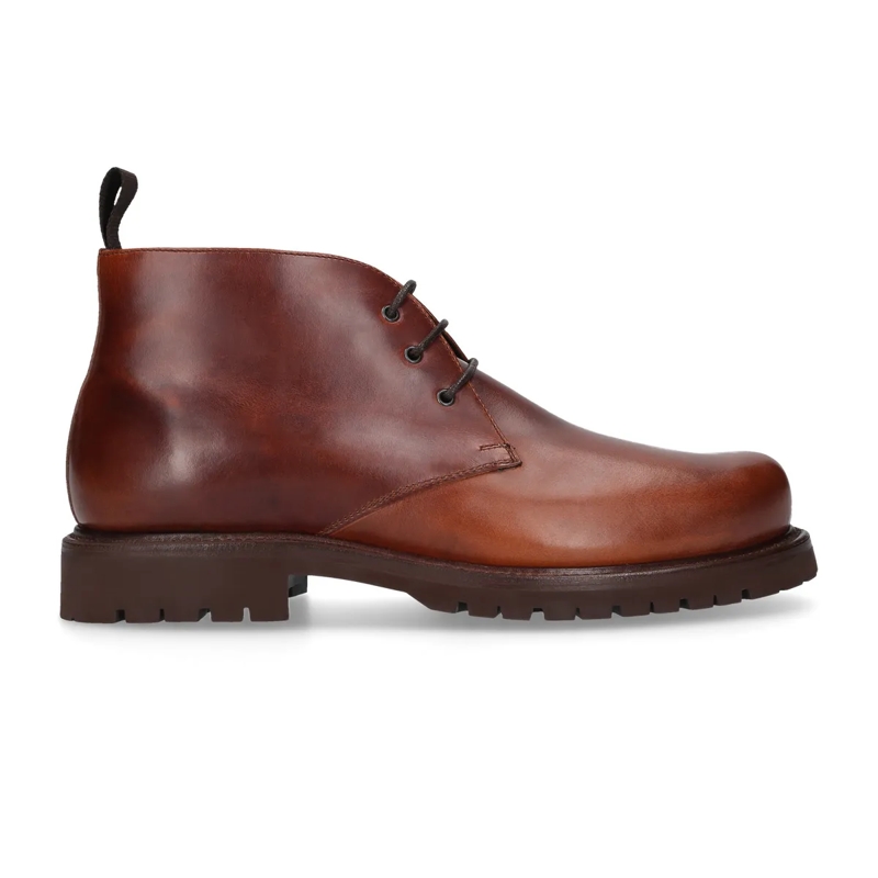 Henry Stevens Bottes à lacets George Boots Harry GB mittel-braun