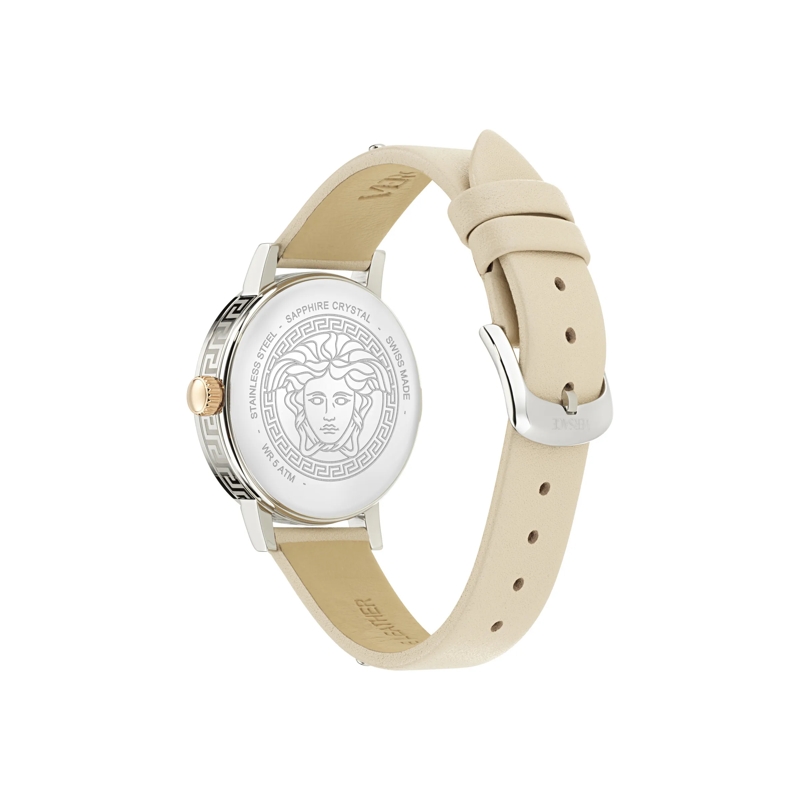 Versace Quarzuhr Quarz Analog Uhr Greca Fortuna (Wc-0A) weiss(Image 2)