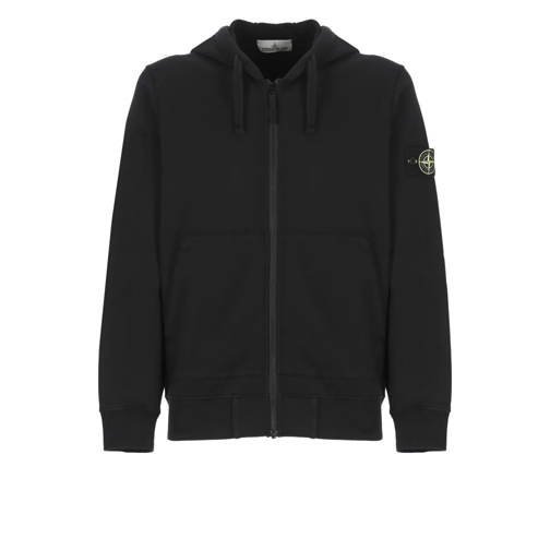 Stone Island Hoodie Black Sweatshirt With Logo Black