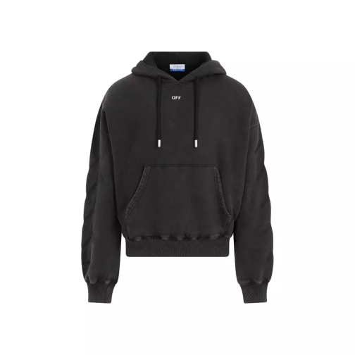 Off-White Black Cotton Matthew Over Hoodie Black 