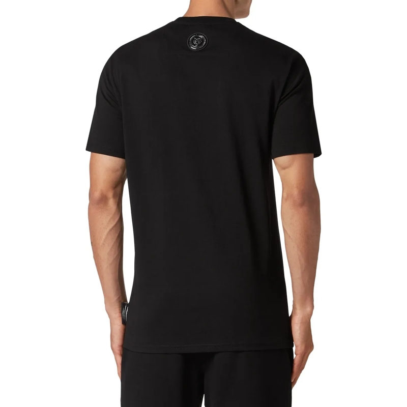 Plein Sport T-Shirt T-Shirt Rundhalsausschnitt Silver Brush schwarz(Image 2)