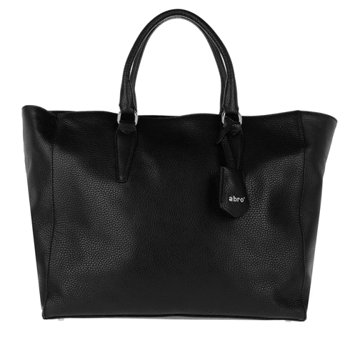 Abro Calf Adria Handle Bag Black/Nickel Fourre-tout