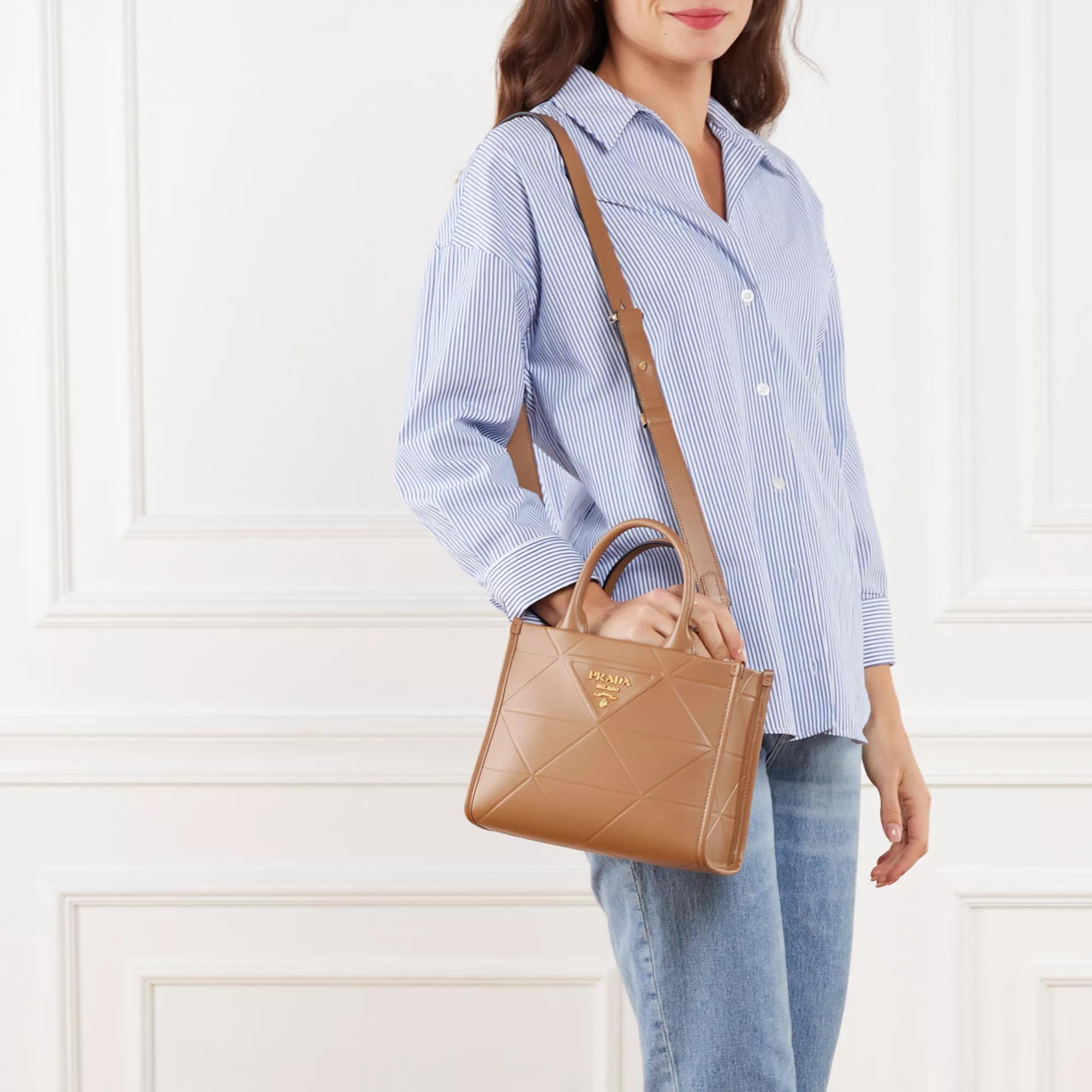 Prada caramel bag hot sale