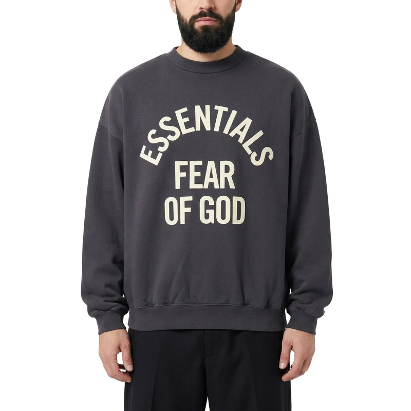 FEAR OF GOD  Oversized Sweatshirt mit Print grau(Image 2)