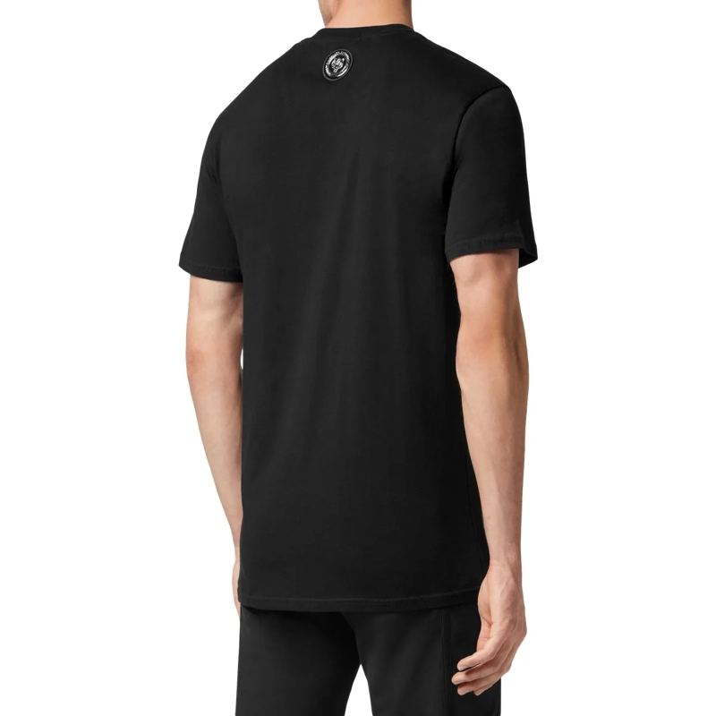 Plein Sport T-Shirt T-Shirt Rundhalsausschnitt Tiger schwarz(Image 2)