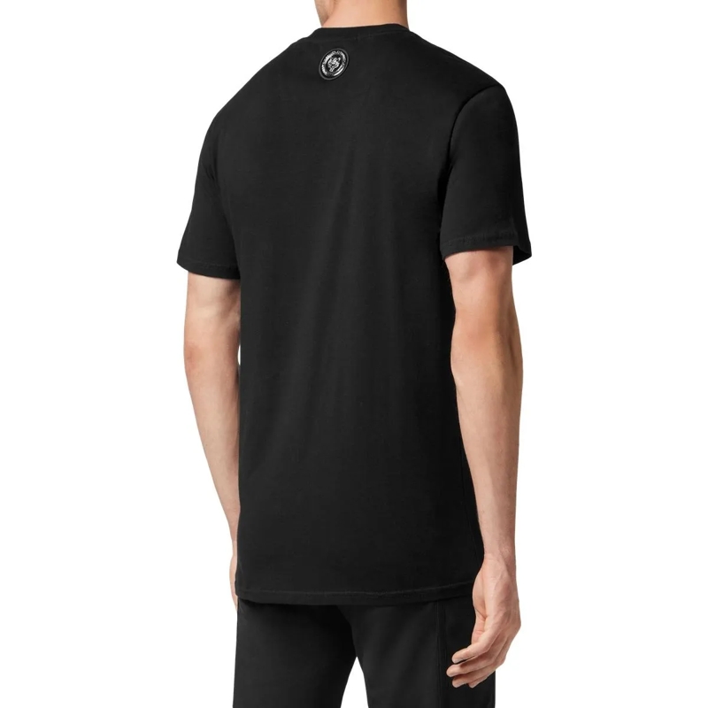 Plein Sport T-Shirt T-Shirt Rundhalsausschnitt Tiger schwarz(Image 3)