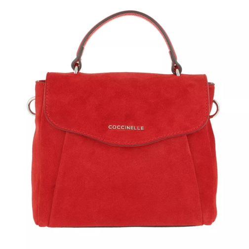 Coccinelle Andromeda Suede Crossbody Polish Red Sac à bandoulière
