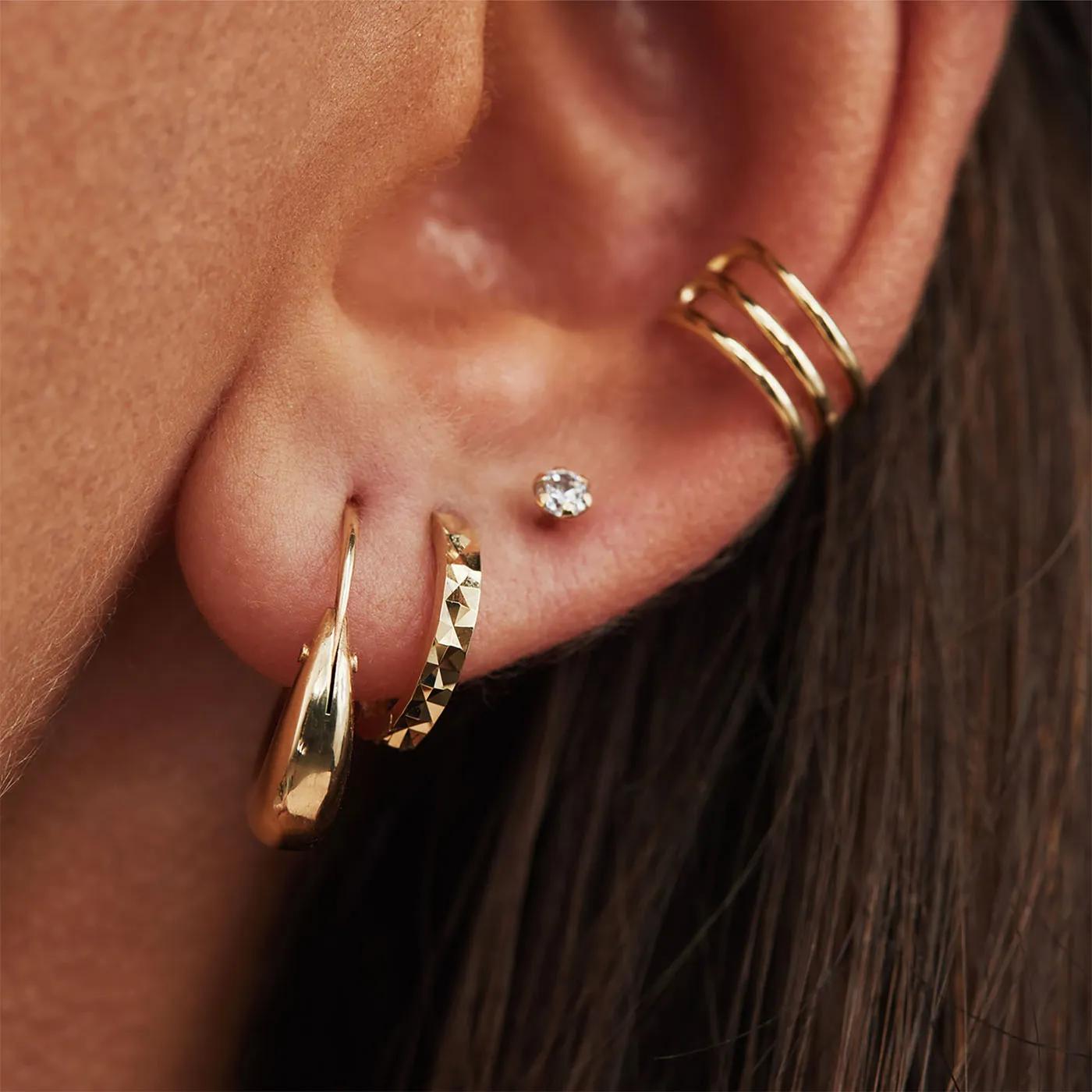 Thumbnail - Isabel Bernard Ohrringe - Le Marais Solene 14 Karat Hoop Earrings - Gr. unisize - in Gold - für Damen