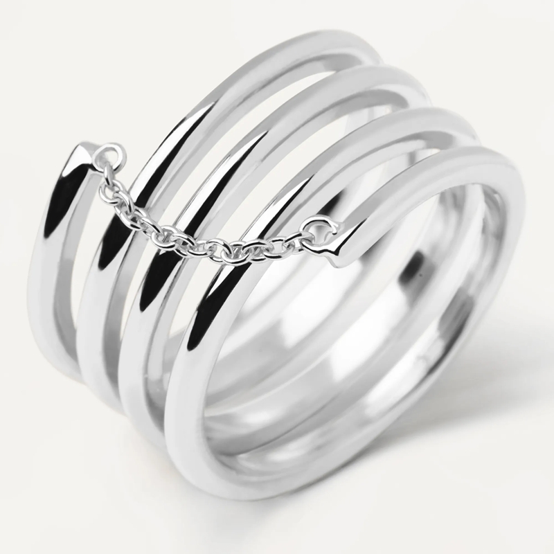 PDPAOLA Ring 925er Sterlingsilber Ring silber(Image 3)