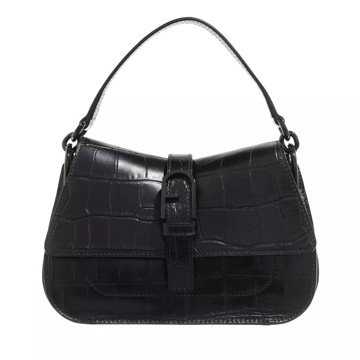 Furla Crossbody Bags - Furla Flow Mini Top Handle - Gr. unisize - in Schwarz - für Damen