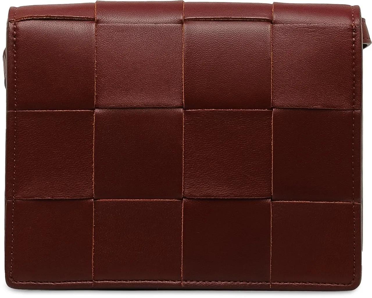 Bottega Veneta Hobo bags 2000-2023 Nappa Intrecciato Cassette Crossbody in rood