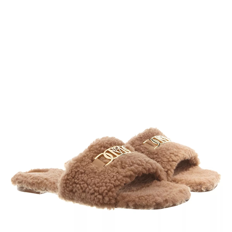 MCM Slides W Mode Travia Fur Sandal