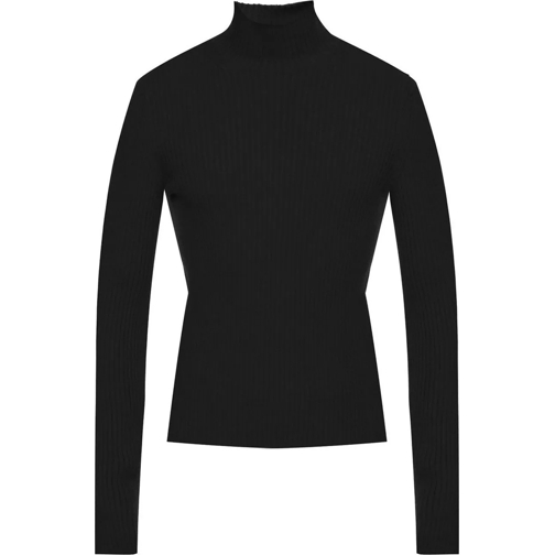 Balenciaga Trui Balenciaga Cashmere Blend Rib Knit Turtleneck schwarz