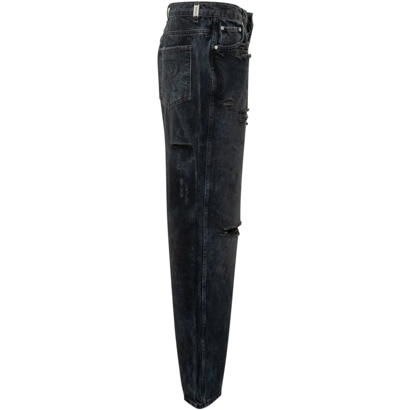 Represent Jeans Boyfriend Represent Jeans Wide Fit Destroyed dunkelgrau(Image 3)