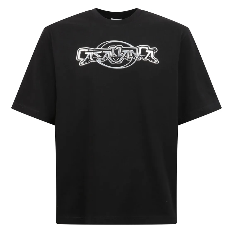 Casablanca T-Shirt Crewneck Logo T-Shirt Black