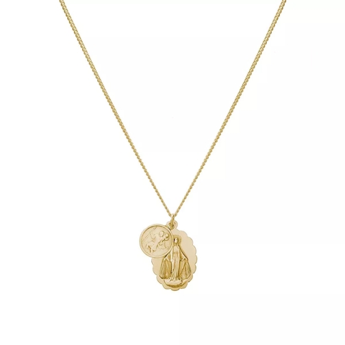 Miansai Mini Saints Necklace Vermeil Polished Gold Mittellange Halskette