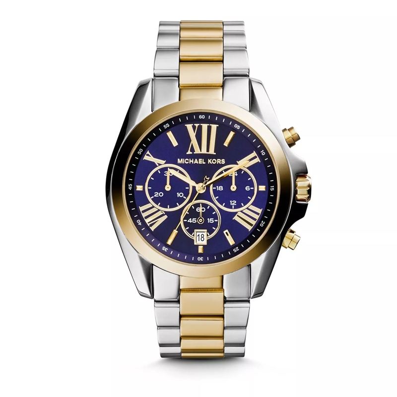 Michael Kors Chronographe MK5976 Bradshaw Ladies Watch Silver/Gold