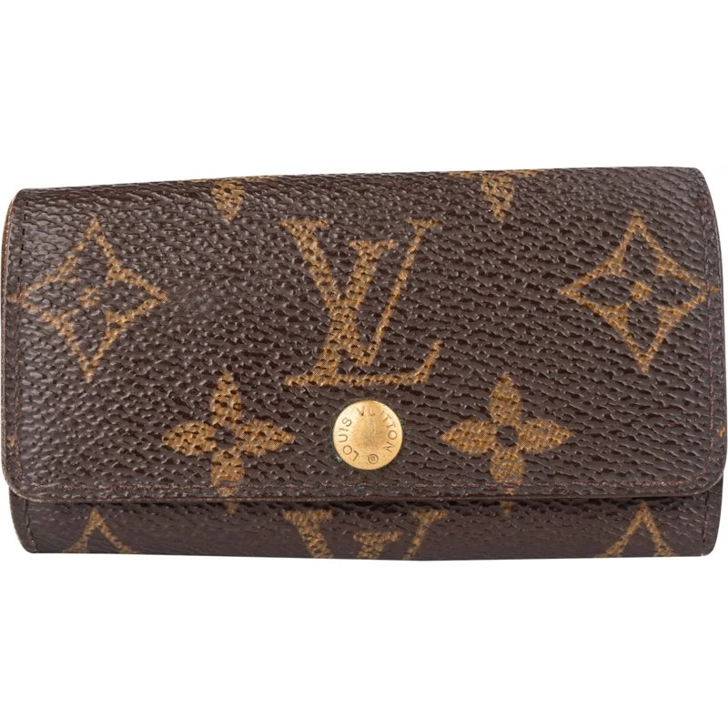 Louis Vuitton Geldbörse Louis Vuitton Canvas Monogram Keyholder braun