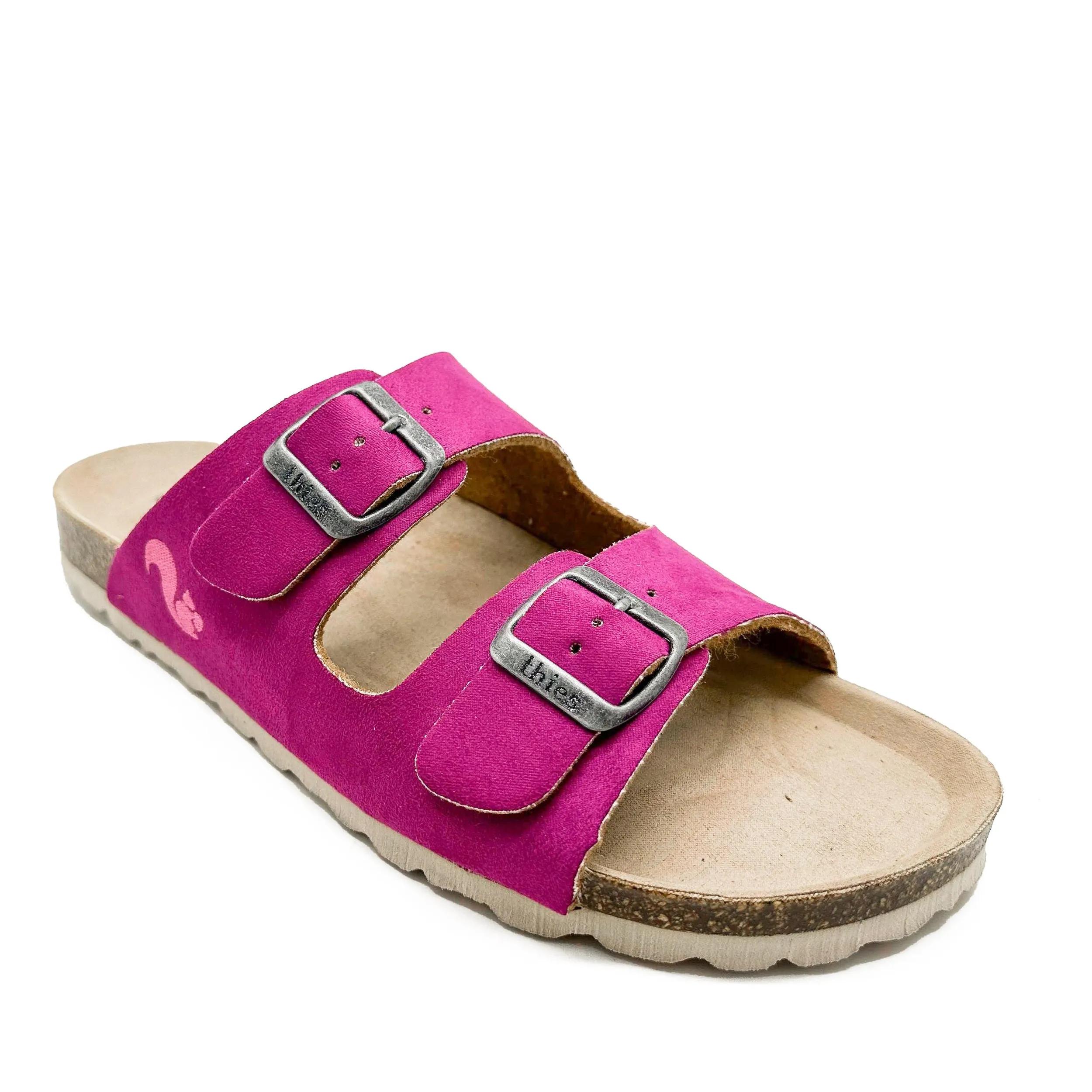 thies Sneakers - thies 1856 ® Eco Bio Rec Sandal vegan fuchsia (W/M - Gr. 36 (EU) - in Rosa - für Damen