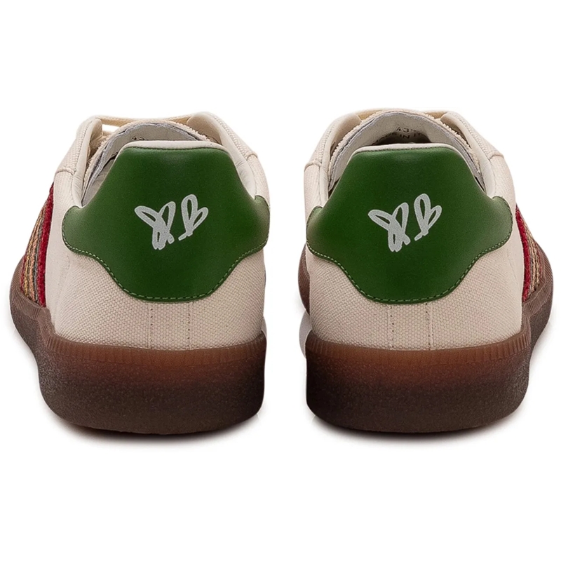 Dsquared2 Low-Top-Sneaker Sneakers in Tela con Inserti Multicolore weiß(Image 3)