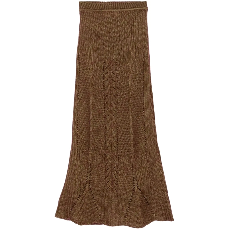 Vivienne Westwood Midirock Mary Skirt Gold braun