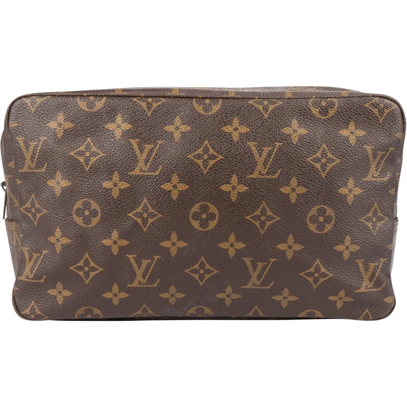 Louis Vuitton Tote Louis Vuitton Canvas Monogram Trousse Toilette 28  braun