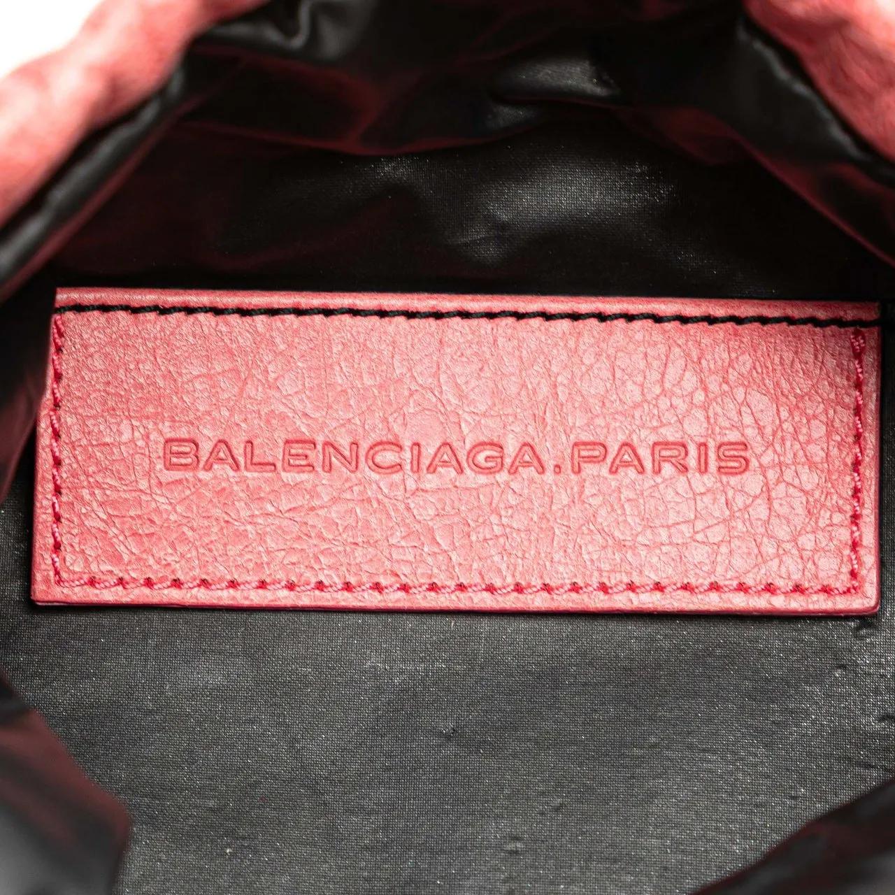 Thumbnail - Balenciaga Kosmetiktaschen - Lambskin Motocross Move On Drawstring Pouch - Gr. unisize - in Gold - für Damen