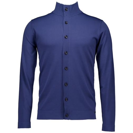 GENTI Weste Genti Cardigan Buttons Ls Vesten Blauw K9082-260 blau