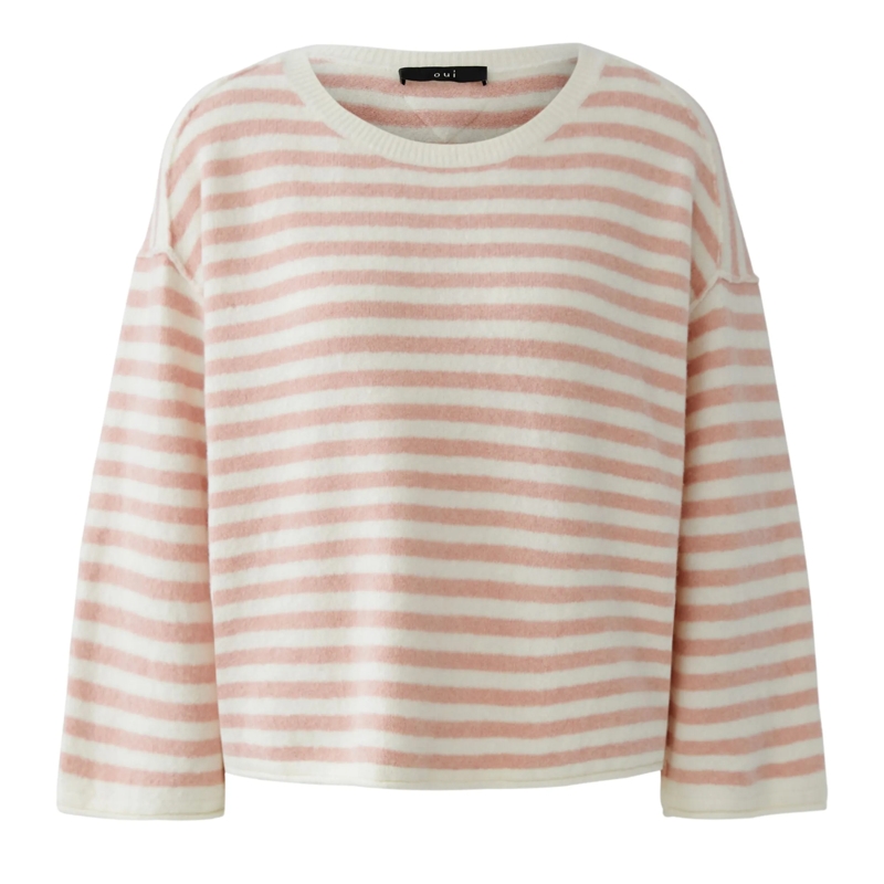 Oui Pullover Pullover rot